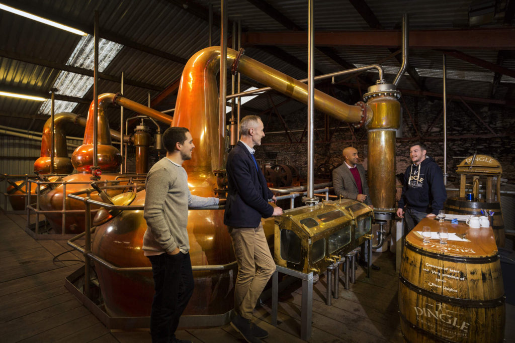 Group in Dingle Distillery, Dingle, Kerry